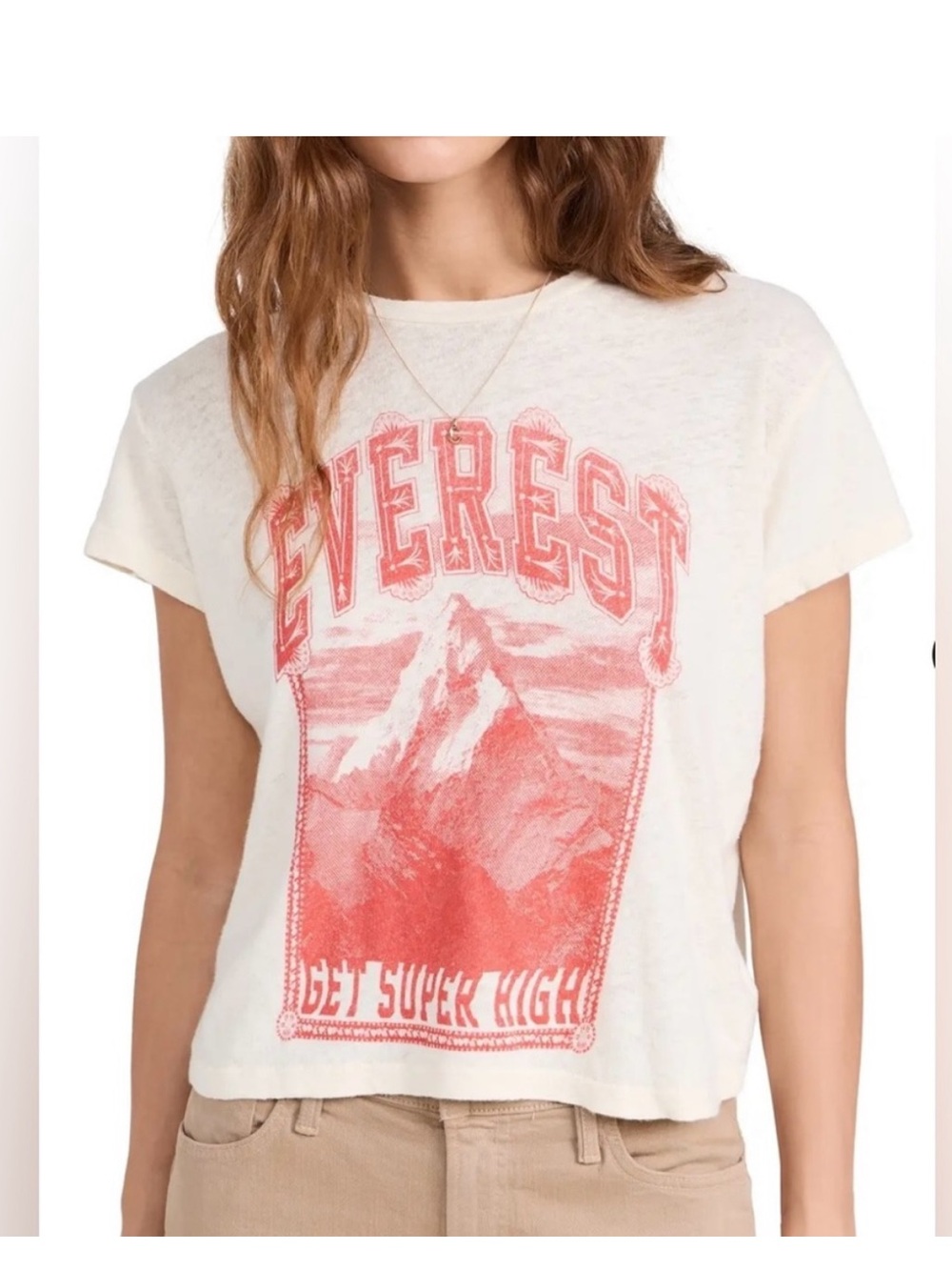 MOTHER The Sinful Graphic Tee in the "Get Super High"
